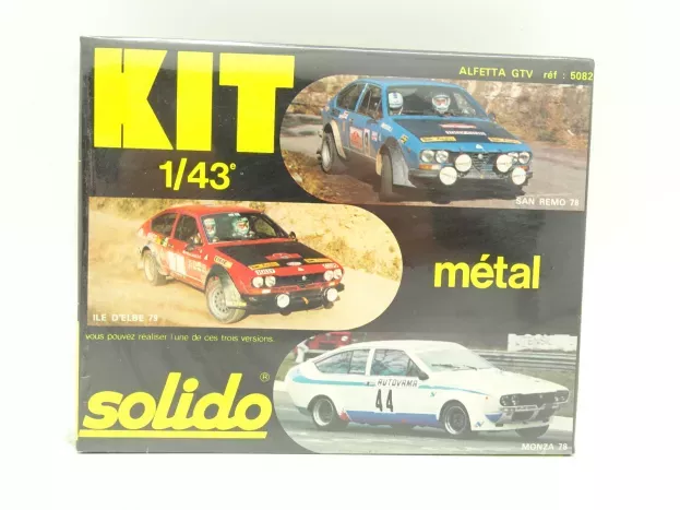 Solido Alfa Romeo Alfetta Gtv 2.0 N 9 Rally Sanremo 1978 M. Pregliasco B.reisoli 1:43 5082