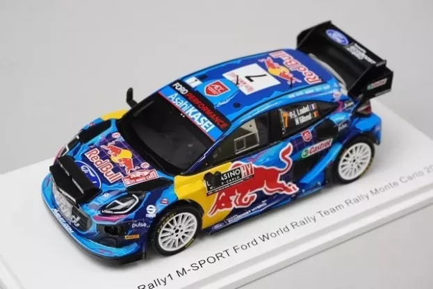 Spark Ford Puma Rally1 Team Red Bull Ford World Rally M-sport N 7 Rally Montecarlo 2023 Pierre Louis Loubet Nicolas Gilsoul 1:43 S6715