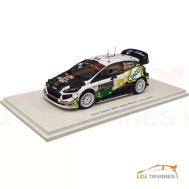 Spark Ford Fiesta Wrc Team M-sport Ford Wrt N 3 Rally Montecarlo 2018 B.bouffier X.panseri 1:43 S5953