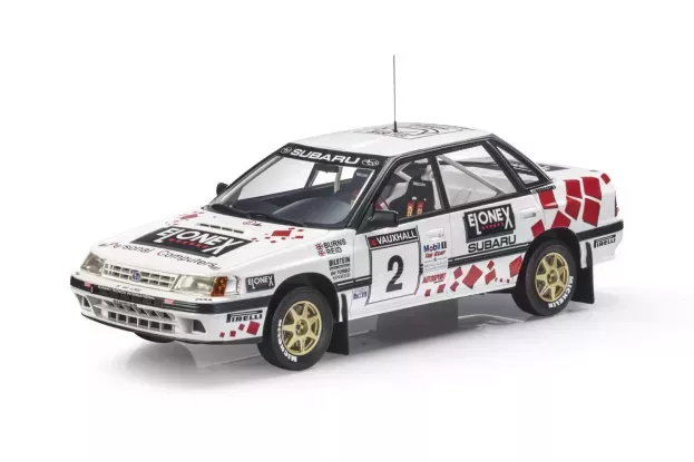Top Marques Subaru Legacy Rs N 2 Winner British Rally 1993 Richard Burns Robert Reid Con Vetrina With Showcase 1:18 TOP118C