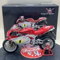 1/12 Minichamps Mv Agusta F4 1000 Ago Silver Red 1 122121720