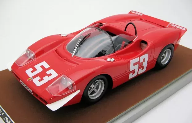 Tecnomodel Abarth 2000s N 53 Winner Nurburgring 1969 T.hezemans 1:18 TM18-58A