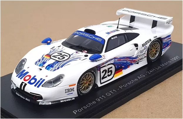 Spark Porsche 911 3.2l Gt1 Evo Team Porsche Ag N 25 24h Le Mans 1997 H.j.stuck B.wollek T.boutsen 1:43 S9907
