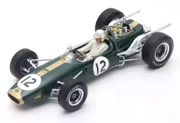 Spark Brabham F1 Bt19 N 12 Winner French Gp Jack Brabham 1966 World Champion 1:18 18S505