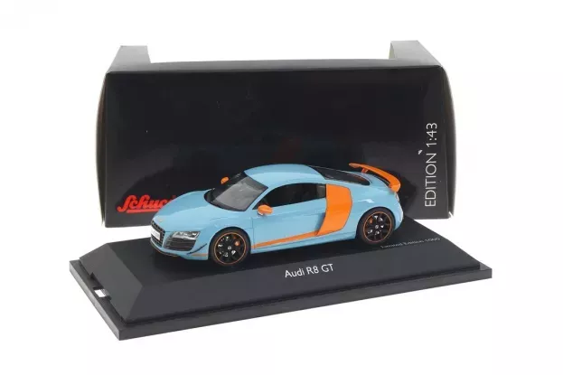 Schuco Audi R8 Gt 5.2 Fsi V10 Gulf Racing 2010 1:43 7226