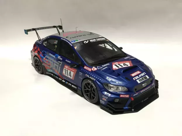 Kyosho Subaru Wrx Sti Nbr N 114 Challenge 24h Nurburgring 2022 Carlo Van Dam Marcel Lasee Kota Sasaki Tim Schrick 1:18 KSR18058A