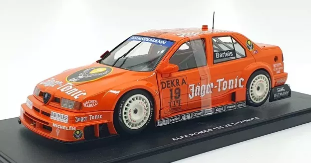 Werk83 Alfa Romeo 155 V6 Ti Jager-tonic Racing N 19 Dtm Itc Race Helsinki 1995 Michael Barteles 1:18 W1801006