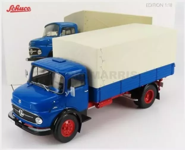 Schuco Mercedes L911 Truck Telonato 1966 1:18 450044800