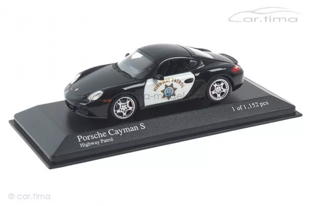 Minichamps Porsche Cayman S 2007 Highway Patrol Police 1:43 400065691