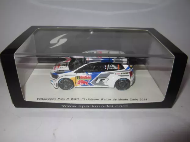 Spark Volkswagen Polo Wrc Team Volkswagen Motorsport N 1 Winner Rally Montecarlo 2014 S.ogier J.ingrassia 1:43 S3785