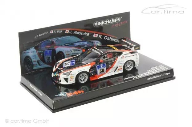 Minichamps Lexus Lfa N 50 24h Adac Nurburgring 2010 T.kinoshita A.lida J.wakisaka K.oshima 1:43 437101650