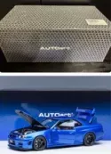1/18 AUTOart 77462 NISMO R34 Z tune Bayside Blue NISSAN SKYLINE BNR34 GT R N