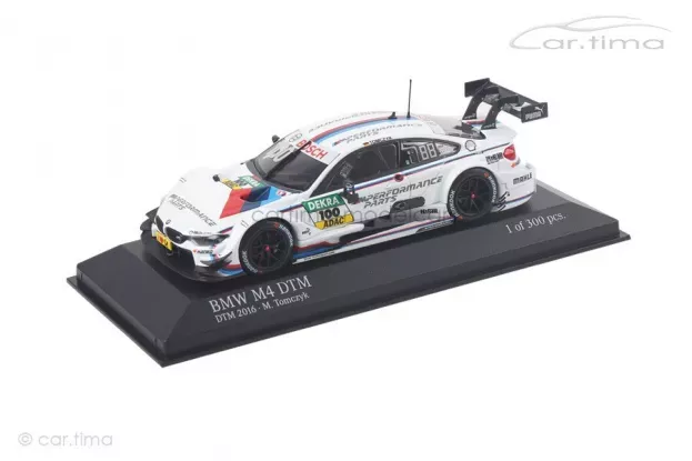 Minichamps Bmw 4-series M4 f82 Team Schnitzer N 100 Season Dtm 2016 M.tomczyk 1:43 410162400