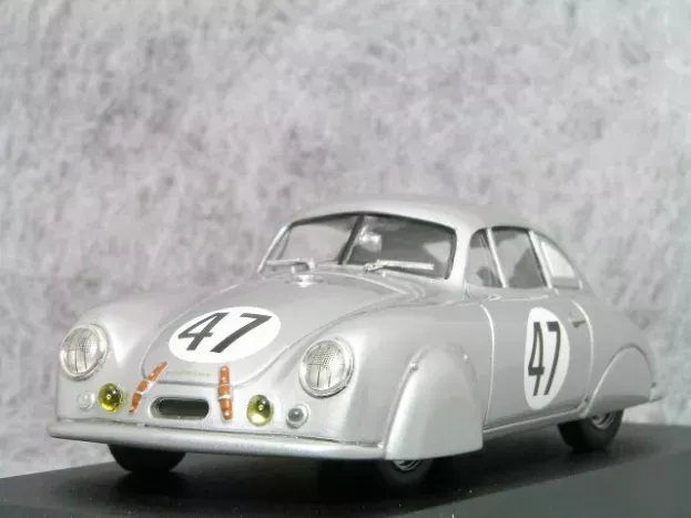 Minichamps Porsche 356 Sl Coupe Team Porsche K.g. N 47 24h Le Mans 1951 Rudolf Sauerwein Robert Brunet 1:43 400516747