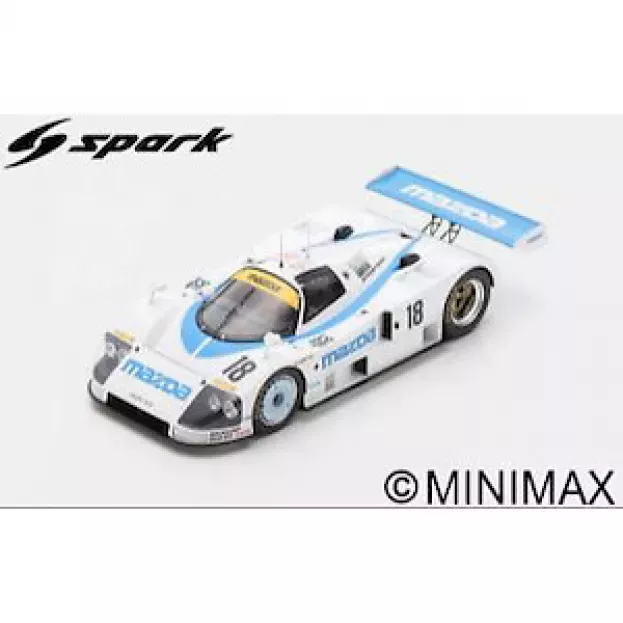 Spark Mazda 787b R26b 2.6l Team Mazdaspeed Co. Ltd. N 18 24h Le Mans 1991 D.kennedy S.johansson M.s.sala 1:18 18S295
