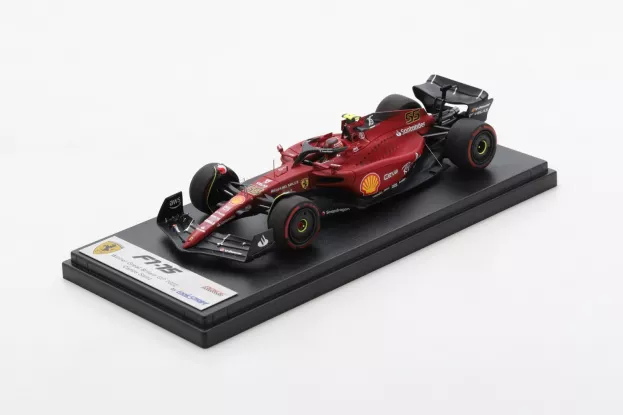 Looksmart Ferrari F1-75 Team Scuderia Ferrari N 55 Winner British Gp 2022 Carlos Sainz 1:43 LSF1043