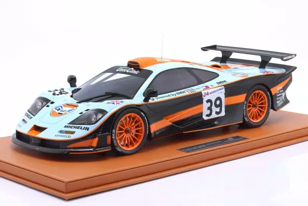 Top Marques Mclaren F 1 Gtr 6.0l V12 Team Gulf Davidoff Gtc Racing N 39 24h Le Mans 1997 R.bellm A.g.scott M.sekiya 1:12 TMR12-24B