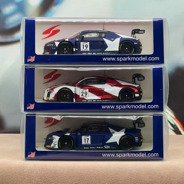 Spark Audi R8 Lms Team Audi Sport Wrt N 19 2nd 8h California 2018 R.frijns D.vanthoor M.winkelhock 1:43 US083
