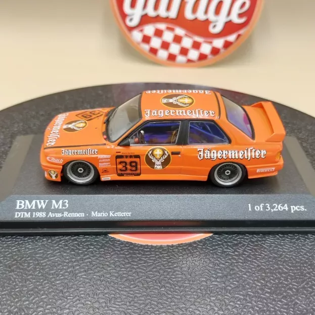Minichamps Bmw 3-series M3 N 39 Dtm Avus Rennen 1988 Mario Ketterer 1:43 430882039