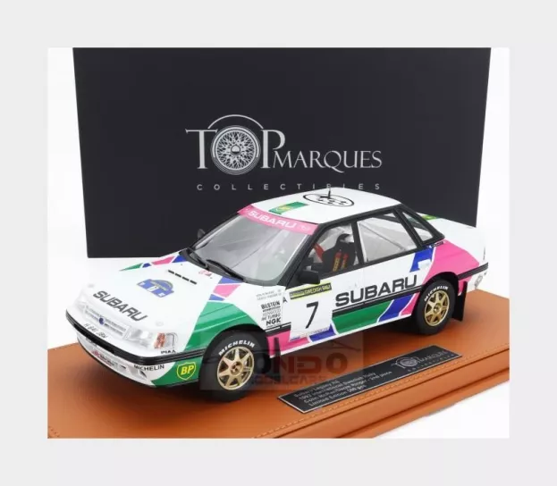 Top Marques Subaru Legacy Rs N 7 2nd Swedish Rally 1992 Colin Mcrae Derek Ringer Con Vetrina With Showcase 1:18 TOP118A