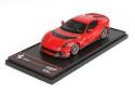 BBR 1:43 BBRC259B3 - FERRARI 812 Competition Racing Red 322 + Stripe Silver