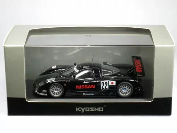 Kyosho Nissan R390 Gt1 3.5l Turbo V8 Team Nissan Motorsport N 22 24h Le Mans 1997 A.suzuki R.patrese E.van De Poele 1:43 03331B