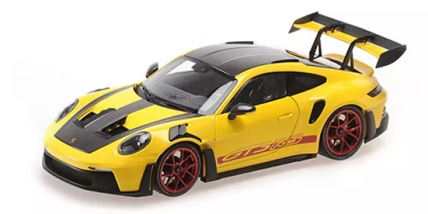 Minichamps Porsche 911 992 Gt3 Rs Coupe Weissach Package 2024 Red Wheels 1:18 110062025