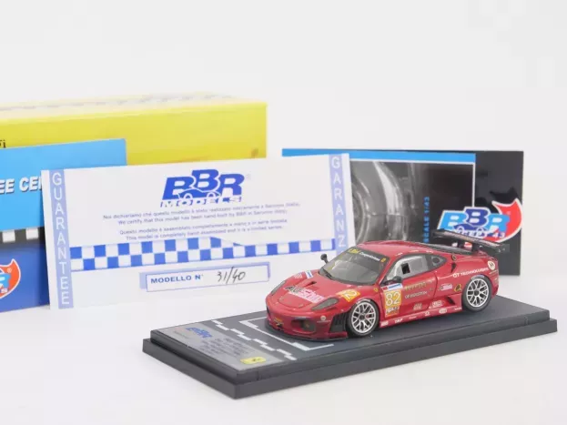 BBR Ferrari F430gt Lmgt2 N 82 Team Risi Competizione Winner Lmgt2 Class Le Mans 2009 J.melo P.kaffer M.salo 1:43 BG356
