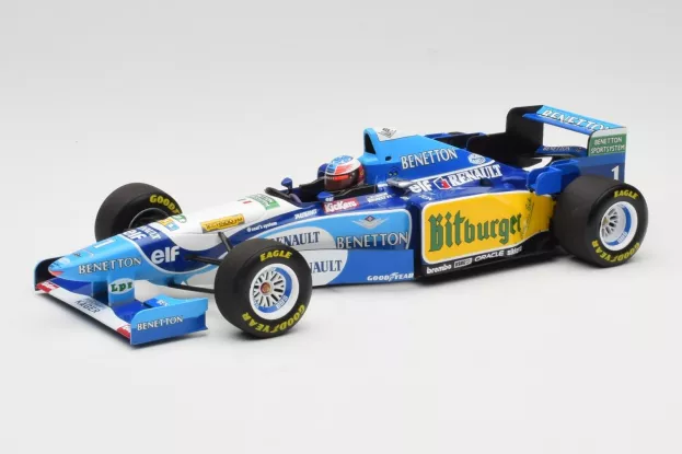 Minichamps Benetton F1 B195 Team Mild Seven Renault N 1 Michael Schumacher Season 1995 World Champion 1:18 510952701