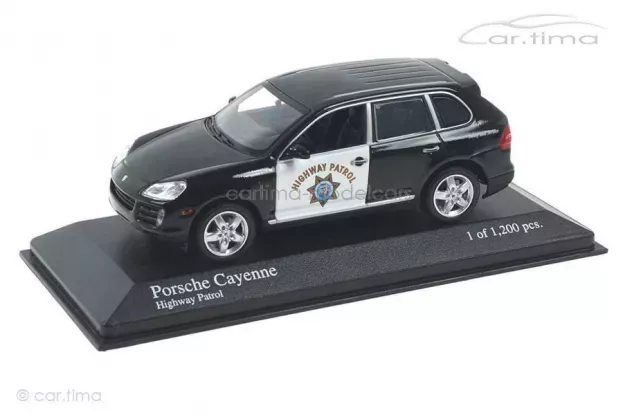 Minichamps Porsche Cayenne Highway Patrol Police 2003 1:43 400066291