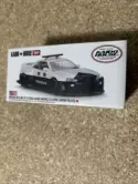 NISSAN SKYLINE GT-R R34 RHD "JAPAN POLICE" KAIDO HOUSE 1/64 CAR MINI GT KHMG120