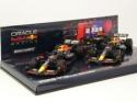 Minichamps Set Red Bull RB19 Verstappen World Champion 2023 QATAR 1/43 412231801