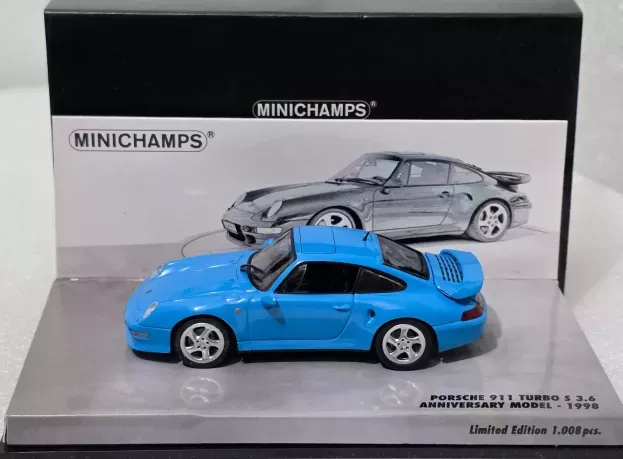 Minichamps Porsche 911 993 Turbo S Coupe 1998 25th Anniversary Jubileum 1:43 436069270