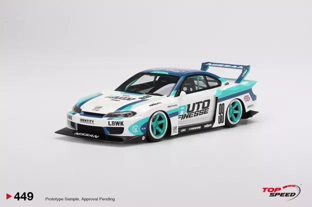 Truescale Nissan Silvia S15 Team Auto Finesse N 99 Lb-super Silhouette 1999 1:18 TS0449