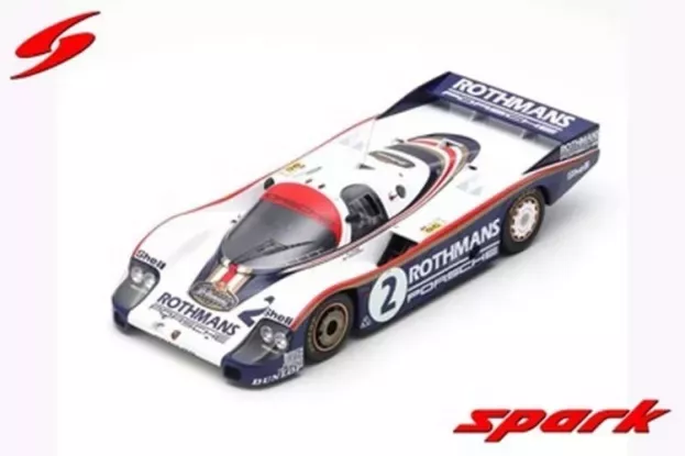 Spark Porsche 956 2.6l Turbo Team Rothmans Porsche System N 2 2nd 24h Le Mans 1982 J.mass V.schuppan 1:18 18S423