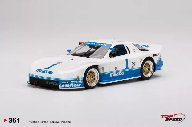 Truescale Mazda Rx-7 Gto 2.0l Team Mazda Racing N 1 Winner 250km Imsa Mid-ohio 1990 P.halsmer 1:18 TS0361