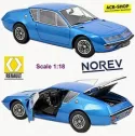Renault Alpine A310 1600 Coupe 1971-76 Blue Metallic 1:18 Norev 185400