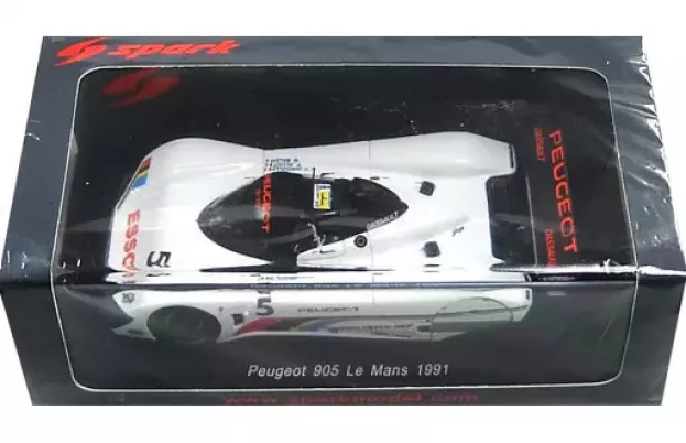 Spark Peugeot 905 N 5 24h Le Mans 1991 M.baldi P.alliot J.p.jabouille 1:43 S4740