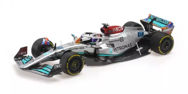 Minichamps Mercedes F1 W13e Team Mercedes-amg Petronas F1 N 63 Miami Gp 2022 George Russell 1:18 110220563