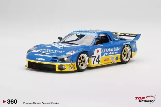 Truescale Mazda Rx-7 Gto 2.0l Team Artnature N 74 24h Le Mans 1994 Y.terada F.freon P.de Thoisy 1:18 TS0360