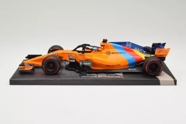 Minichamps Mclaren F1 Mcl33 Team Mclaren F1 N 14 Abu Dhabi Gp Last Race 2018 Fernando Alonso 1:18 537183914