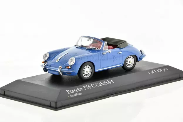 Minichamps Porsche 356c Cabriolet 1965 1:43 430062336