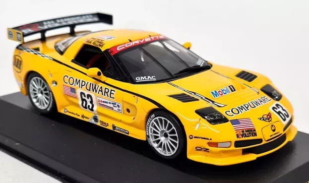 IXO Models Chevrolet Corvette C5-r Team Corvette Racing N 63 8th 24h Le Mans 2004 R.fellows M.papis J.o'connell 1:43 LMM065