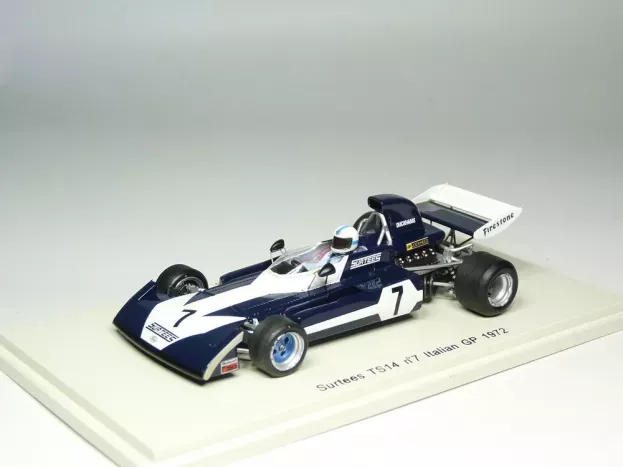 Spark Surtees F1 Ts14 N 7 Italian Gp 1972 John Surtees 1:43 S4000