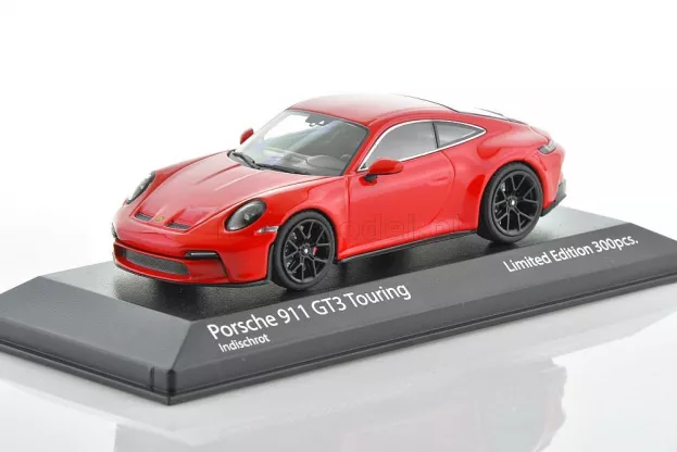 Minichamps Porsche 911 992 Gt3 Touring Coupe 2021 Black Rims 1:43 413069607