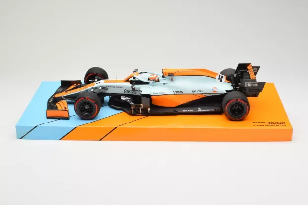Minichamps Mclaren F1 Mcl35l Team Mclaren N 4 3rd Monaco Gp 2021 Lando Norris 1:18 533212402