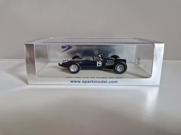 Spark Brm F1 P261 N 19 Monaco Gp 1966 Bob Bondurant 1:43 S1859