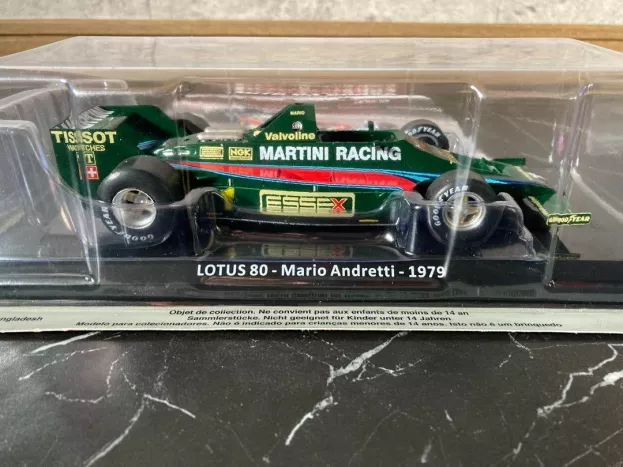 Spark Lotus F1 80 Team Martini Racing N 1 3rd Spain Gp 1979 Mario Andretti 1:43 S4240