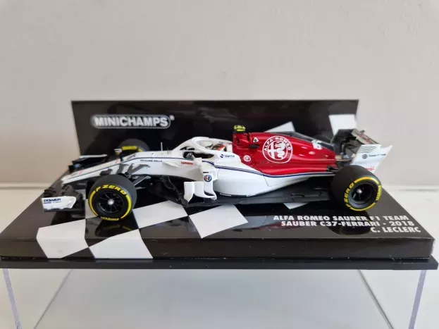 Minichamps Sauber F1 C37 Ferrari Team Alfa Romeo N 16 Season 2018 C.leclerc 1:43 417180016