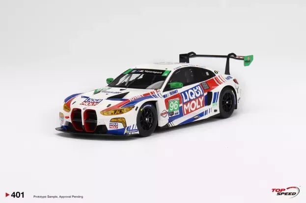 Truescale Bmw 4-series M4 Gt3 3.0l Twin Turbo Team Turner Motorsport N 96 Imsa 24h Daytona 2022 R.foley B.auberlen 1:18 TS0401